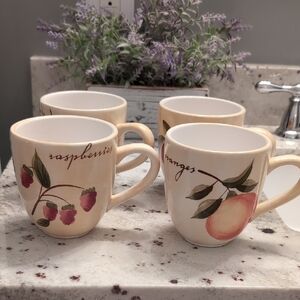 Pier 1 Provence Mug Set (4)